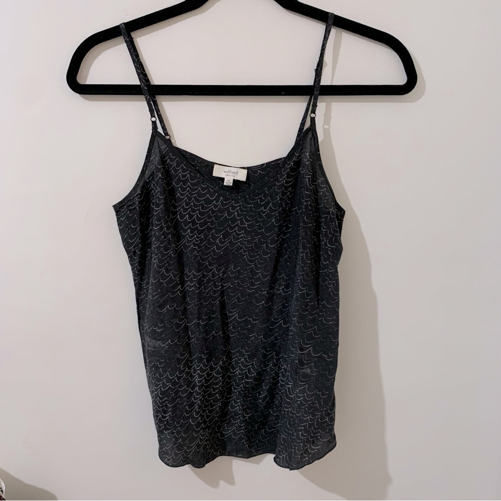 EUC WILFRED PATTERNED 100% SILK TANK TOP